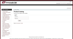 Desktop Screenshot of catalog.crossroadsci.com