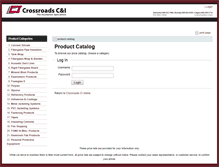 Tablet Screenshot of catalog.crossroadsci.com